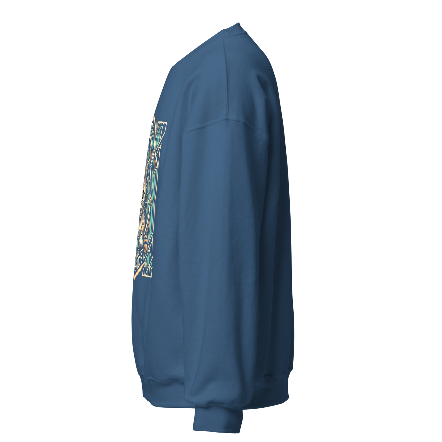 Art Deco Kitten Unisex Sweatshirt