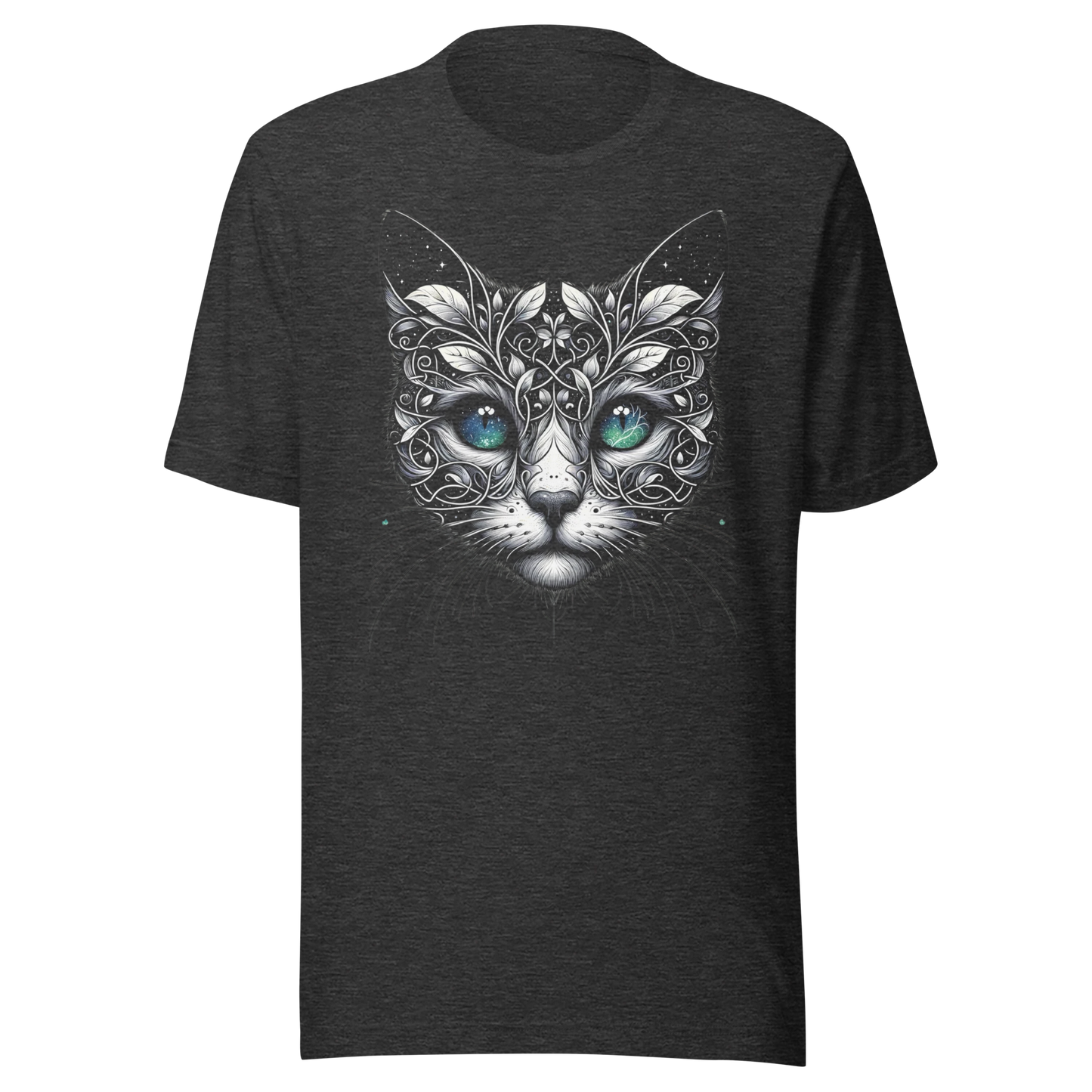 Mystic Whiskers Unisex T-Shirt by Feral Threads