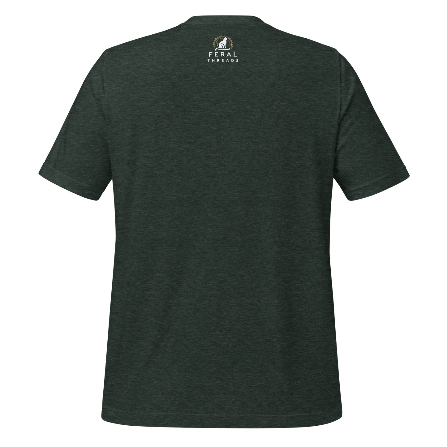 Art Nouveau Cat Unisex T-shirt by Feral Threads