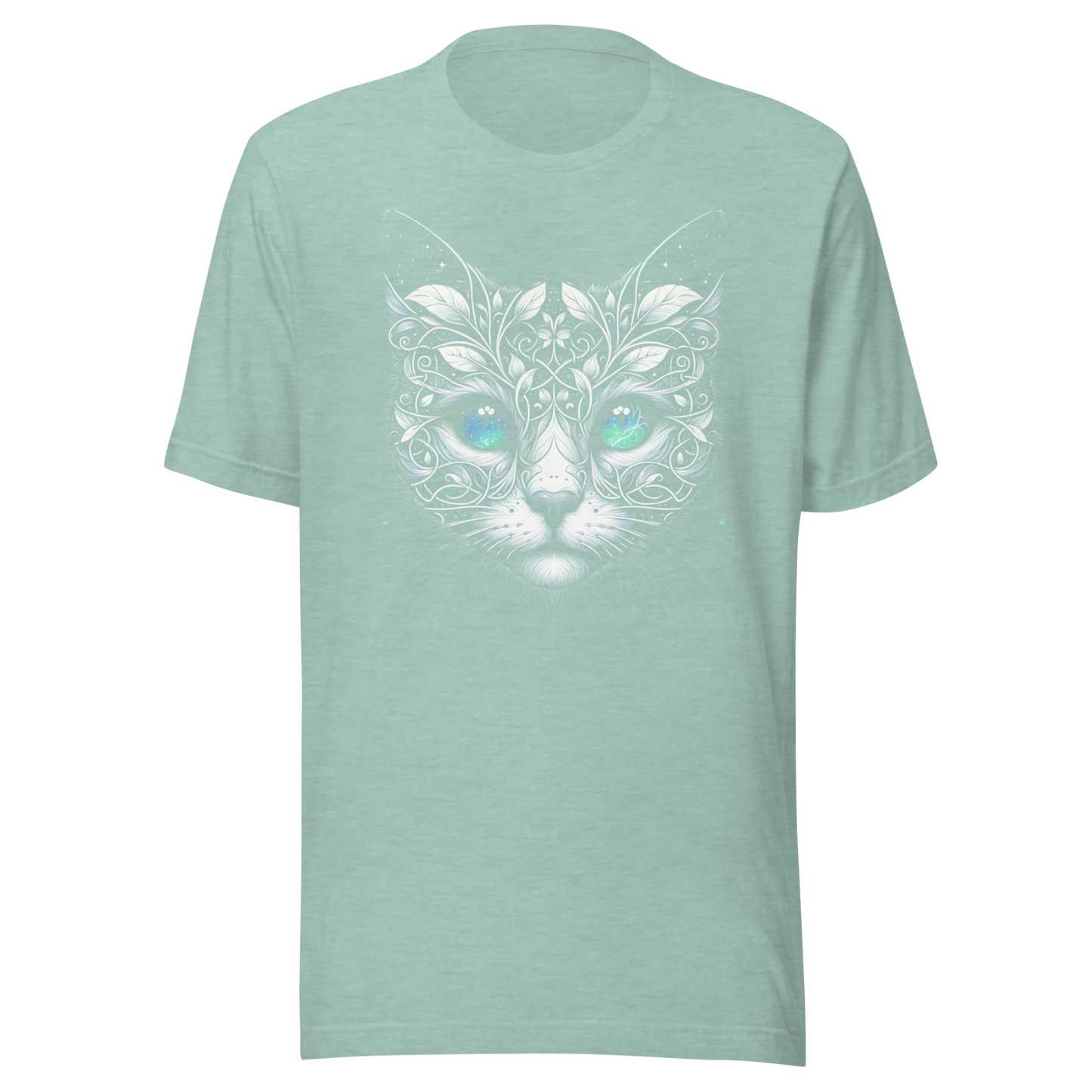 Mystic Whiskers Unisex T-Shirt by Feral Threads