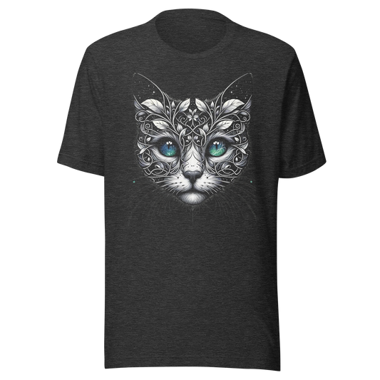 Mystic Whiskers Unisex T-Shirt by Feral Threads