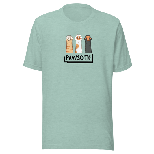 Pawsome Parade Unisex T-Shirt by Feral Threads